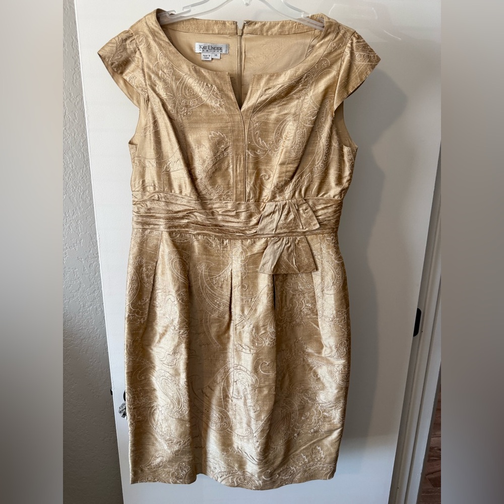 Elegant Gold Dress
